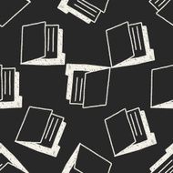 notebook files doodle drawing seamless pattern background N2
