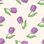 flower cartoon seamless pattern background N23