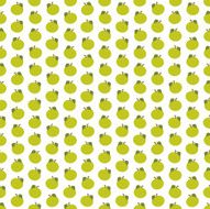 Seamless colorful background made of apples in flat design N6
