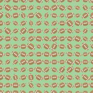 Seamless colorful background made of balls for american football