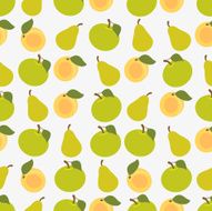 Seamless colorful background made of fruits