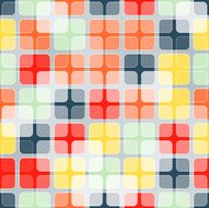 Seamless abstract background made of rounded squares N2