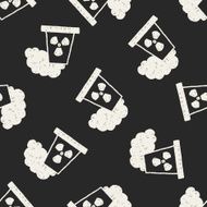factory doodle drawing seamless pattern background N2