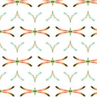 Primitive simple retro seamless pattern