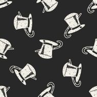 Doodle Topper seamless pattern background N2