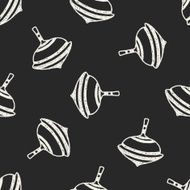 Doodle Gyro seamless pattern background N2