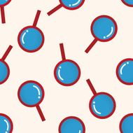 work tool magnifying glass cartoon seamless pattern background
