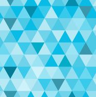 Seamless retro pattern of geometric shapes Blue mosaic backdrop N2