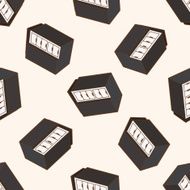 furniture theme cabinet cartoon seamless pattern background N8