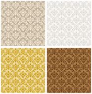 Damask Seamless Color Set