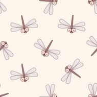 bug cartoon seamless pattern background N45