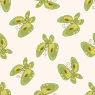 bug cartoon seamless pattern background N46