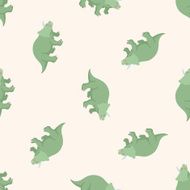 dinosaur cartoon seamless pattern background N30