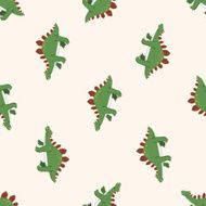 dinosaur cartoon seamless pattern background N31