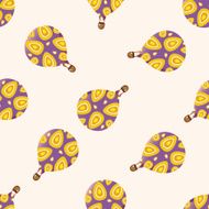 style hot air ballon cartoon seamless pattern background N4