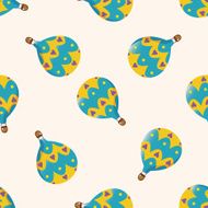 style hot air ballon cartoon seamless pattern background N5