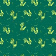 chickens seamless pattern N2