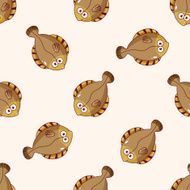 fish cartoon seamless pattern background N30