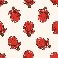 style hot air ballon cartoon seamless pattern background N23