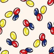 chocolate cartoon seamless pattern background N2