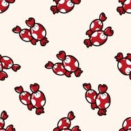 candy cartoon seamless pattern background N16