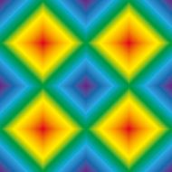 Rainbow rhombus seamless texture