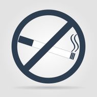 No smoking sign Vector isolated N6