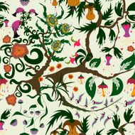 Fairy floral seamless pattern N3