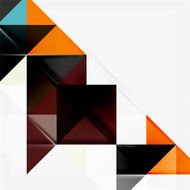 Abstract geometric background Modern overlapping triangles N540