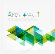 Abstract geometric background Modern overlapping triangles N542