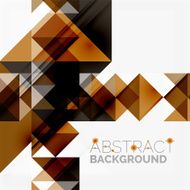 Abstract geometric background Modern overlapping triangles N544