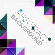 Abstract geometric background Modern overlapping triangles N549