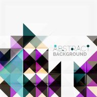 Abstract geometric background Modern overlapping triangles N550