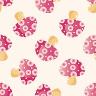 mushroom cartoon seamless pattern background N11