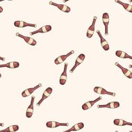 circus props cartoon seamless pattern background N4