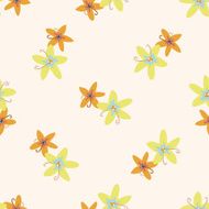 flower cartoon seamless pattern background N29