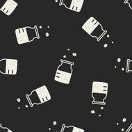 doodle drug seamless pattern background N2