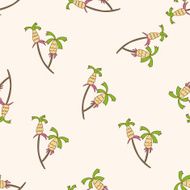flower cartoon seamless pattern background N47