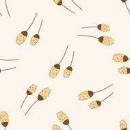 flower cartoon seamless pattern background N48