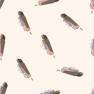 Transportation boat cartoon seamless pattern background N64