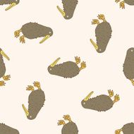 bird cartoon seamless pattern background N47