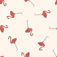 bird cartoon seamless pattern background N53