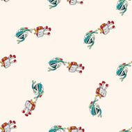 robot cartoon seamless pattern background N91