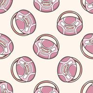 style radio cartoon seamless pattern background N7