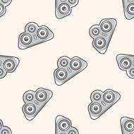 style radio cartoon seamless pattern background N9