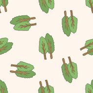 tree cartoon seamless pattern background N18