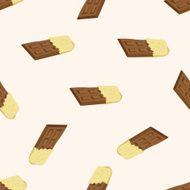 chocolate cartoon seamless pattern background N6