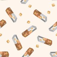 cookies cartoon seamless pattern background N3