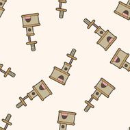 Pet cat tree 10 cartoon seamless pattern background