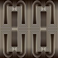 Seamless art deco pattern ornament